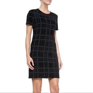 0207 Theory Darmelle velvet Devore dress sz S